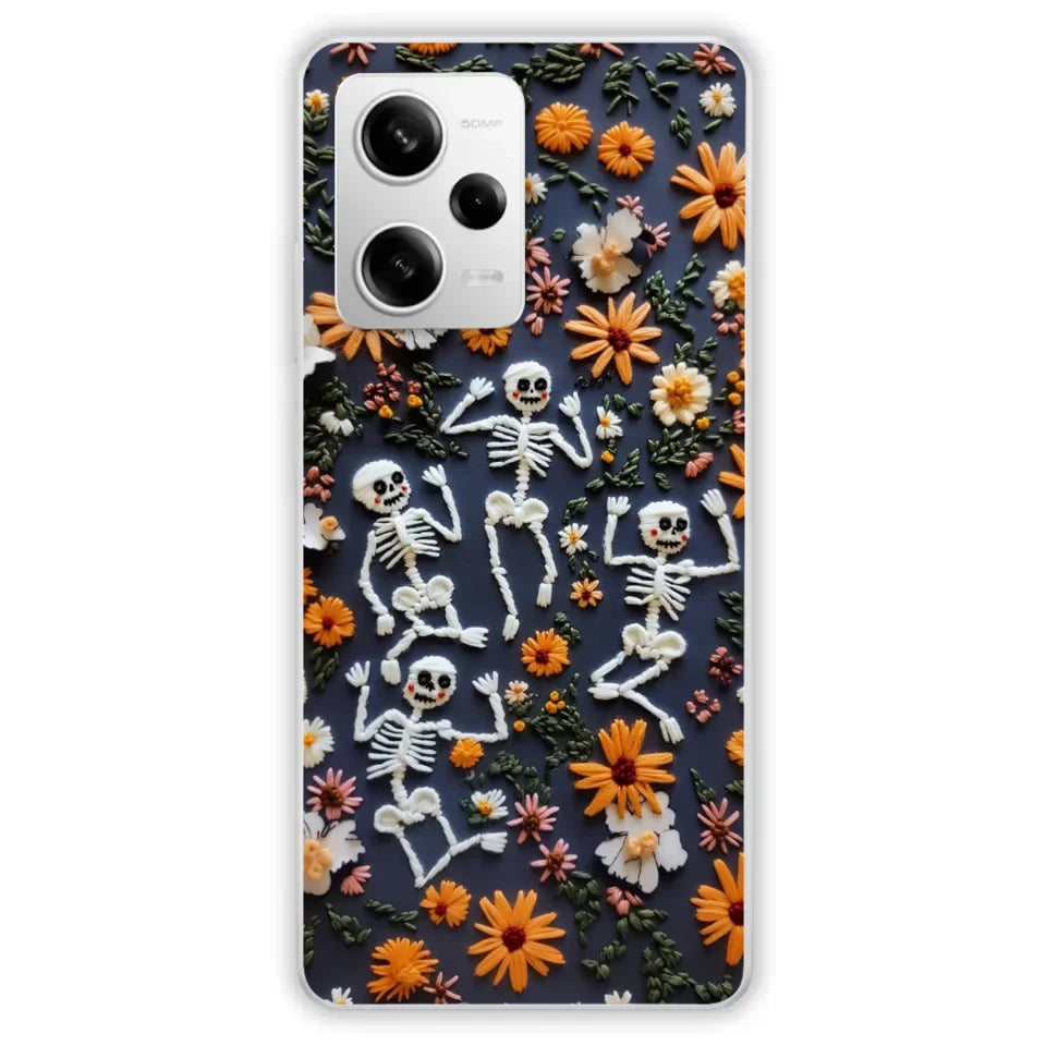 Custom Personalized 3D Skeleton Phone Case - Halloween Gift Idea - Case For Xiaomi/ Oppo/ Huawei