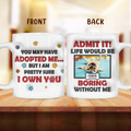 Personalized Dog Coffee Mug - Upload Photo - Gift Idea For Dog Lover - I Own You