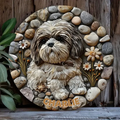Custom Personalized Shih Tzu Metal Sign - Gift Idea For Dog Lover