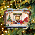 Personalized Family Wooden Ornament - Christmas Gift Idea For Family/Couple/Pet Owner