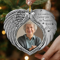 Personalized Memorial Heart Aluminum Ornament - Memorial Gift Idea For Family Member - Upload Photo - If Love Could Have Saved You You Would Have Lived Forever