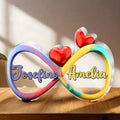Personalized Infinity Acrylic Plaque - Gift Idea For Couple - Custom Names