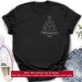 Personalized Family Christmas Embroidered T-Shirt/Sweater/Hoodie - Gift Idea For Family