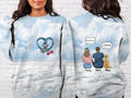 Personalized Memorial Pets AOP Sweater - Memorial Gift Idea For Pets Owner - Couple/Adult With Up to 3 Pets