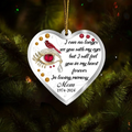 Personalized Memorial Acrylic Ornament - Gift Idea For Family Member - Feel You In My Heart Forever