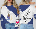 Personalized Memorial Pet AOP Sweater - Memorial Gift Idea For Dog/Cat Lover - Never Walk Alone
