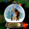Personalized Horse Acrylic Ornament - Up to 3 Horses - Christmas Gift For Horse Lover - Riding Partners For Life