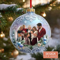 Personalized Family Christmas Acrylic Ornament - Christmas Gift Idea For Family/Couple - Upload Photo