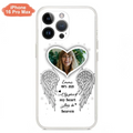 Personalized Memorial Photo Phone Case - Memorial Gift Idea For Family - A Big Piece Of My Heart Lives In Heaven - Case for iPhone/Samsung