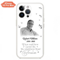 Custom Personalized Memorial Phone Case - Upload Photo - Memorial Gift Idea For Family Member/ Pet Lover - If Love Could Have Saved You You Would Have Lived Forever