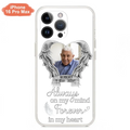 Custom Personalized Memorial Phone Case - Upload Photo - Memorial Gift Idea For Family Member - Always On My Mind Forever In My Heart