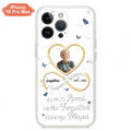 Custom Personalized Memorial Wing Heart Phone Case - Memorial Gift Idea For Family - Case For iPhone/Samsung - Always Loved Never Forgotten Forever Missed