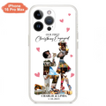 Custom Personalized Couple Photo Phone Case - Gift Idea For Couple/Him/Her - Upload Photo - Case For iPhone/Samsung - Our First Christmas Engaged