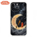 Custom Personalized Witch Dog Phone Case - Gift Idea To Dog Mom/ Dog Lover - I Love You To The Moon And Back - Case For Xiaomi/ Oppo/ Huawei
