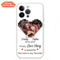 Custom Personalized Love Story Phone Case For iPhone/Samsung - Gift Idea For Couple/ Christmas/ Valentine/ Anniversary - Upload Photo - Every Love Story Is Beautiful, But Ours Is My Favorite