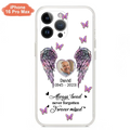 Personalized Memorial Phone Case - Memorial Gift Idea For Family Member - Upload Photo - Case For iPhone/Samsung - Always Loved Never Forgotten Forever Missed