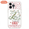 Custom Personalized Grandma Phone Case - Upto 10 Kids - Mother's Day Gift Idea For Grandma - Love Being Called Grandma
