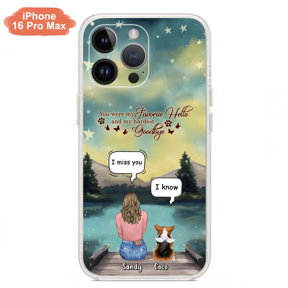 Custom Personalized Memorial Pet Phone Case - Memorial Gift Idea For Pet Lover - Up to 4 Pets - Gift Idea For Dog/Cat Lover - Your Wings Were Ready But Our Hearts Were Not - Case For iPhone And Samsung