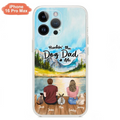 Custom Personalized Pet Couple Phone Case - Couple With Upto 3 Pets - Case For iPhone And Samsung