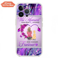 Custom Personalized Memorial Dog Mom iPhone/Samsung Phone Case - Memorial/ Mother's Day Gift Idea For Dog Mom - The Moment Your Heart Stopped Mine Changed Forever
