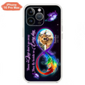 Custom Personalized Memorial Infinity Symbol Phone Case For iPhone/ Samsung - Upload Photo - Memorial Gift Idea For Father's Day/Mother's Day/ Pet Owners - Those We Love Don't Go Away