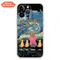 Custom Personalized Cat Mom Phone Case - Upto 3 Cats - Birthday, Loving Gift For Cat & Dog Lover, Pet Owner, Pet Mom, Pet Dad - Life Is Better With Cats - Case For iPhone And Samsung