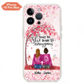Custom Personalized We Are Best Friends Phone Case - Gift Idea For Friends/ Besties/ Sisters - Upto 5 Girls - You're The She To My Nanigans - Case For iPhone & Samsung