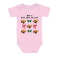 Personalized Coquettee Baby Onesie - Gift Idea For Christmas/Dog Lover - Upload Dog's Face - New Best Friend