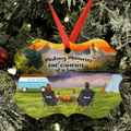 Personalized Camping Ornament - Couple/Parents With Up to 6 Kids, 6 Pets - Making Memories One Campsite At A Time - Full Option - Q3VZTZ