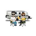 Personalized Camping Doll Couple Acrylic Ornament/Keychain - Gift Idea For Couple/Camping Lover