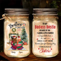 Personalized Bestie Mason Jar Light - Christmas Gift Idea For Besties With Up To 5 Besties - Besties Forever