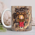Personalized Reading Book Coffee Mug - Just A Girl Who Loves Books - Gift Idea For Friends/Book Lovers