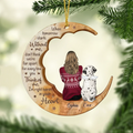 Personalized Memorial Pet Wooden Ornament - Memorial Gift Idea for Cat/Dog Lover - When Tomorrow Starts Without Me