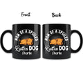 Personalized Dog Coffee Mug - Gift Idea For Dog Lover - Up to 4 Dogs - Mom Of A Spoiled Rotten Dog