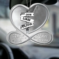 Personalized Couple Acrylic Keychain - Valentines Gift Idea For Couple - All Of Me All Love Of You
