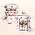 Personalized Dog 3D Inflated Effect Coffee Mug - Upload Photo - Valentine's Day Gift For Dog Lover - My Dog Is My Valentine