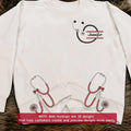 Personalized Stethoscope Side Bow Embroidered Sweatshirt - Gift Idea For Doctor/Nurse - Custom Name