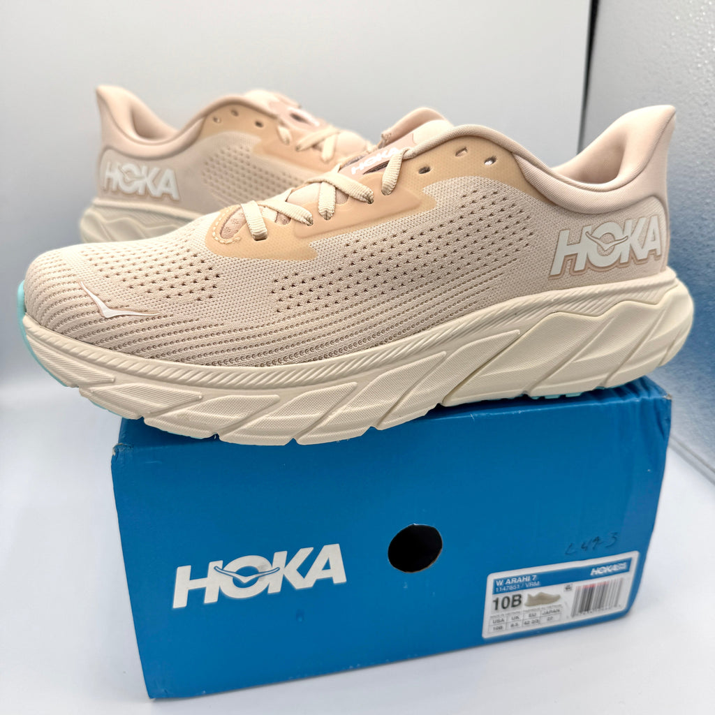 Hoka Arahi 7 Women’s Running Shoes in Vanilla Cream VRM