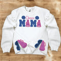Cheer Mama Side Bow Embroidered Sweatshirt - Gift Idea For Mother's Day