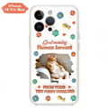 Personalized Pet Phone Case - Gift Idea For Dog/Cat Lover - Upload Photo - Good Morning Human Servant - iPhone And Samsung