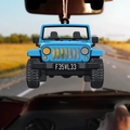 Personalized Car Aluminum Ornament - Gift Idea For Car Owners