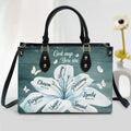 Personalized God Says You Are PU Leather Handbag With Long Straps - Mother's Day Gift Idea For Grandma/Mom/Daughter