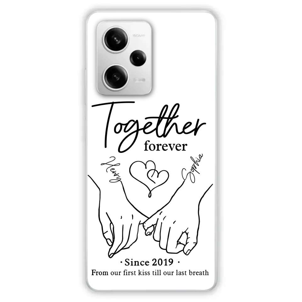 Custom Personalized Couple Phone Case For Xiaomi/ Oppo/ Huawei - Gift Idea For Couple - Together Forever