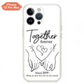 Custom Personalized Couple Phone Case For iPhone/ Samsung - Gift Idea For Couple - Together Forever