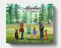 Custom Personalized Forest Trails/Hiking in the Woods Canvas - Best Gift For Family/Couple/Friends - Adventure Awaits - IXMB7Q
