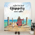 Personalized Dog Mom, Dog Dad With Guitar Quilt/Fleece Blanket - Best Gift Idea For Guitar Lovers - Up to 3 Dogs - I Play Guitars And I Know Things