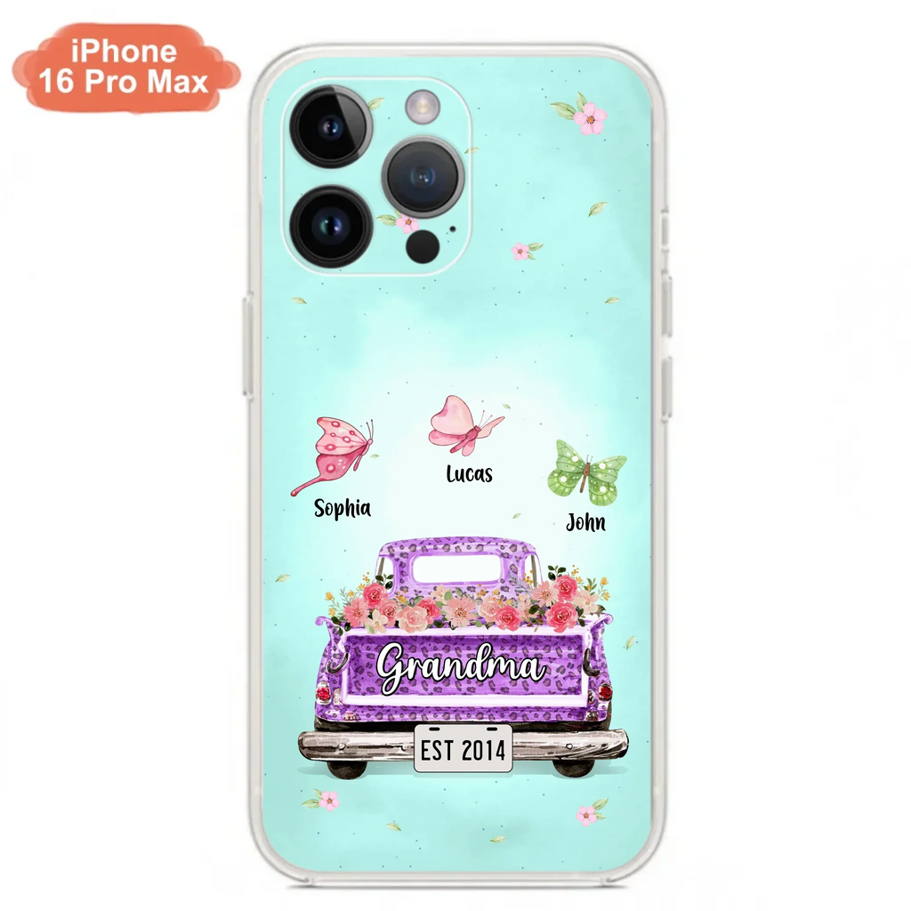 Custom Personalized Grandma Phone Case - Gift Idea For Grandma/ Mom - Case For iPhone/ Samsung