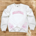 Personalized Grandma Embroidered Sweatshirt - Gift Idea For Grandma/Mom
