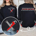 Custom Personalized Plumber Embroidered Split Side Bow Sweater - Gift Idea For Plumber Wife/ Man