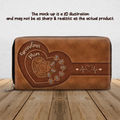 Personalized Grandma/Mom Long Wallet - Best Mother's Day Gift
